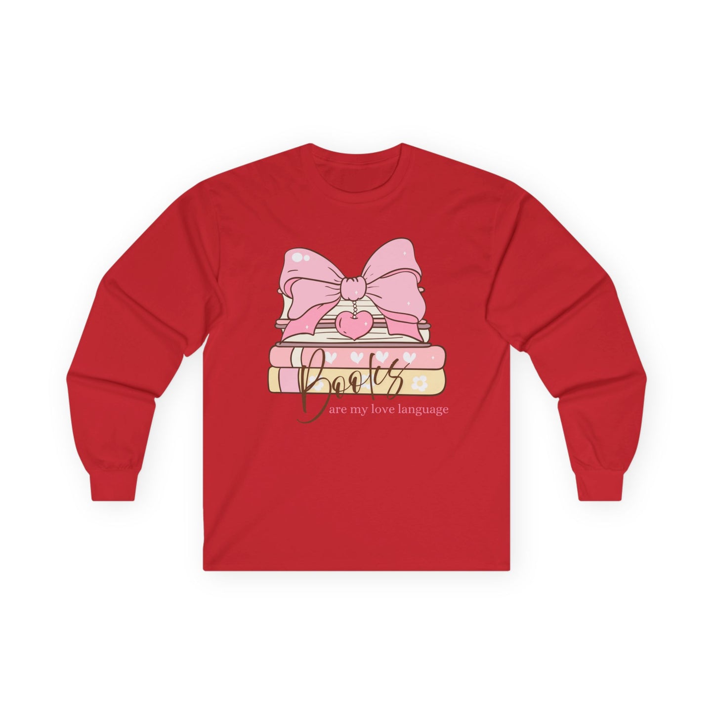 Books Are My Love Language Lone Sleeve Tshirt image 2