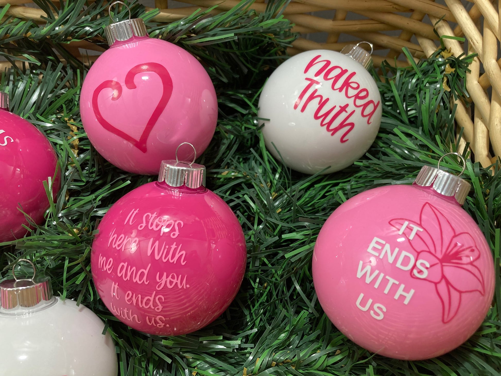 It Ends With Us Inspired Christmas Ornaments image 4