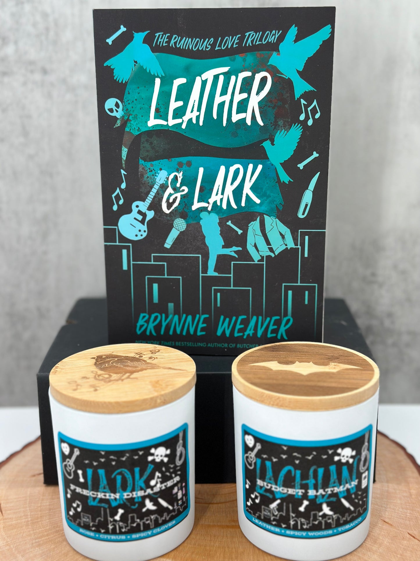Leather & Lark Candle Set image 0