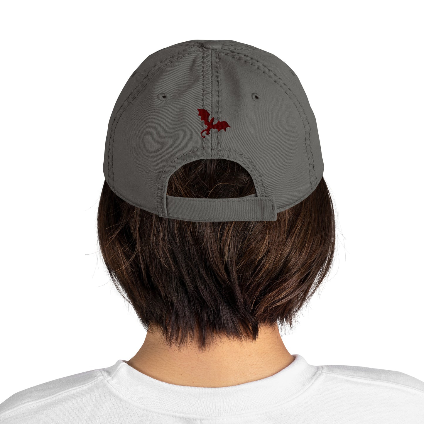 Book Dragon Distressed Hat image 3