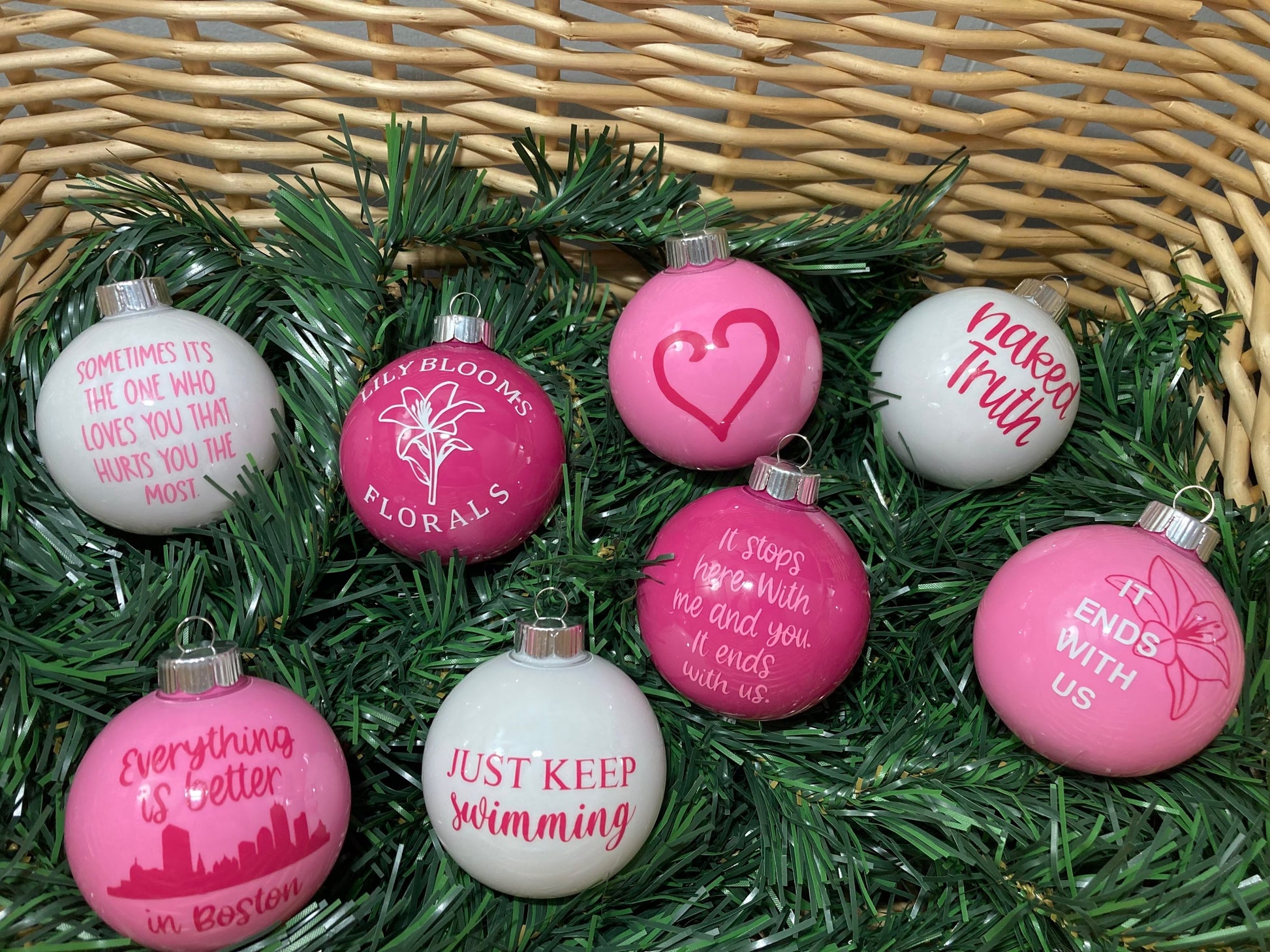 It Ends With Us Inspired Christmas Ornaments image 8