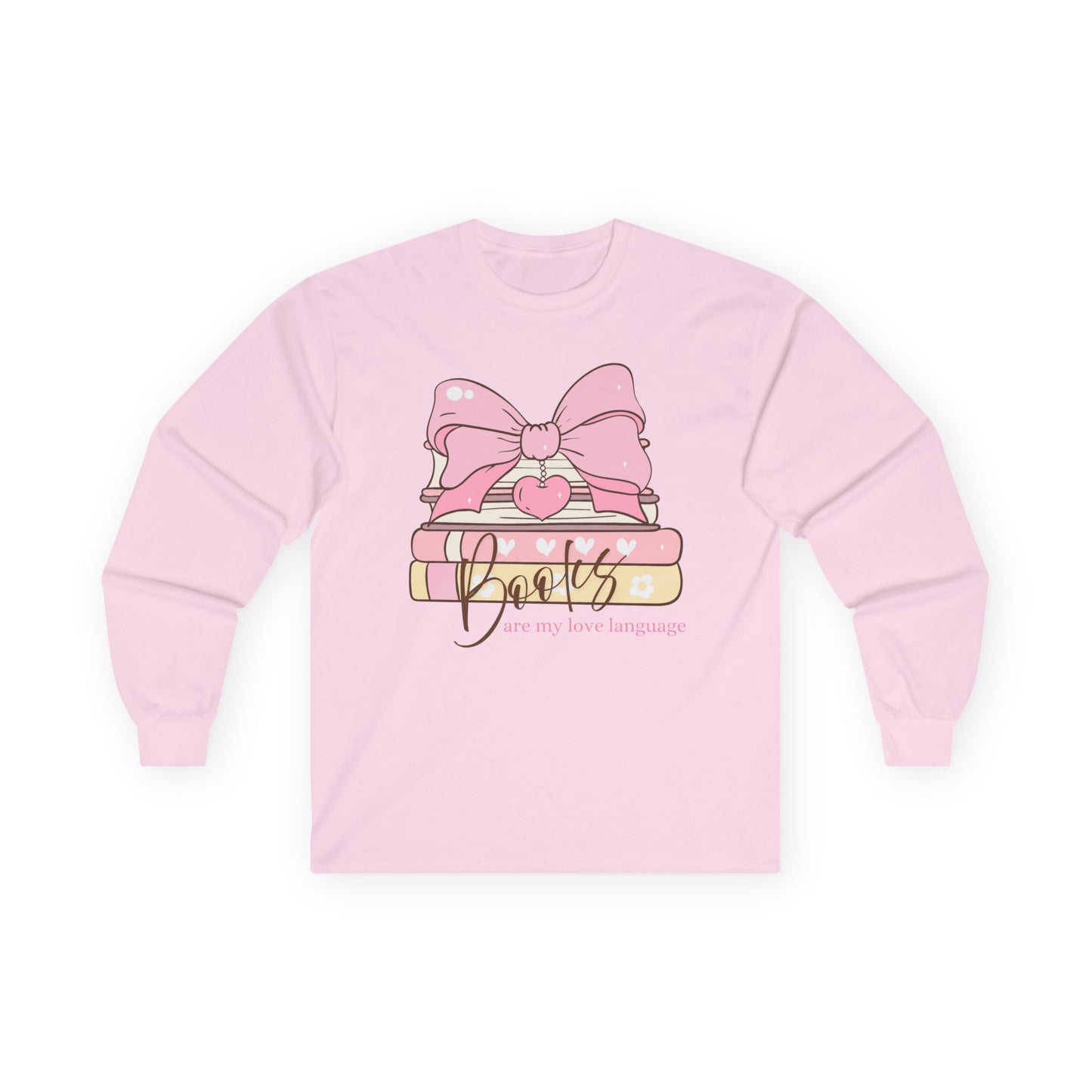 Books Are My Love Language Lone Sleeve Tshirt image 1