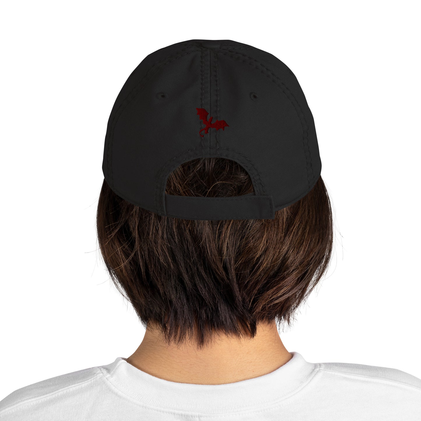 Book Dragon Distressed Hat image 2