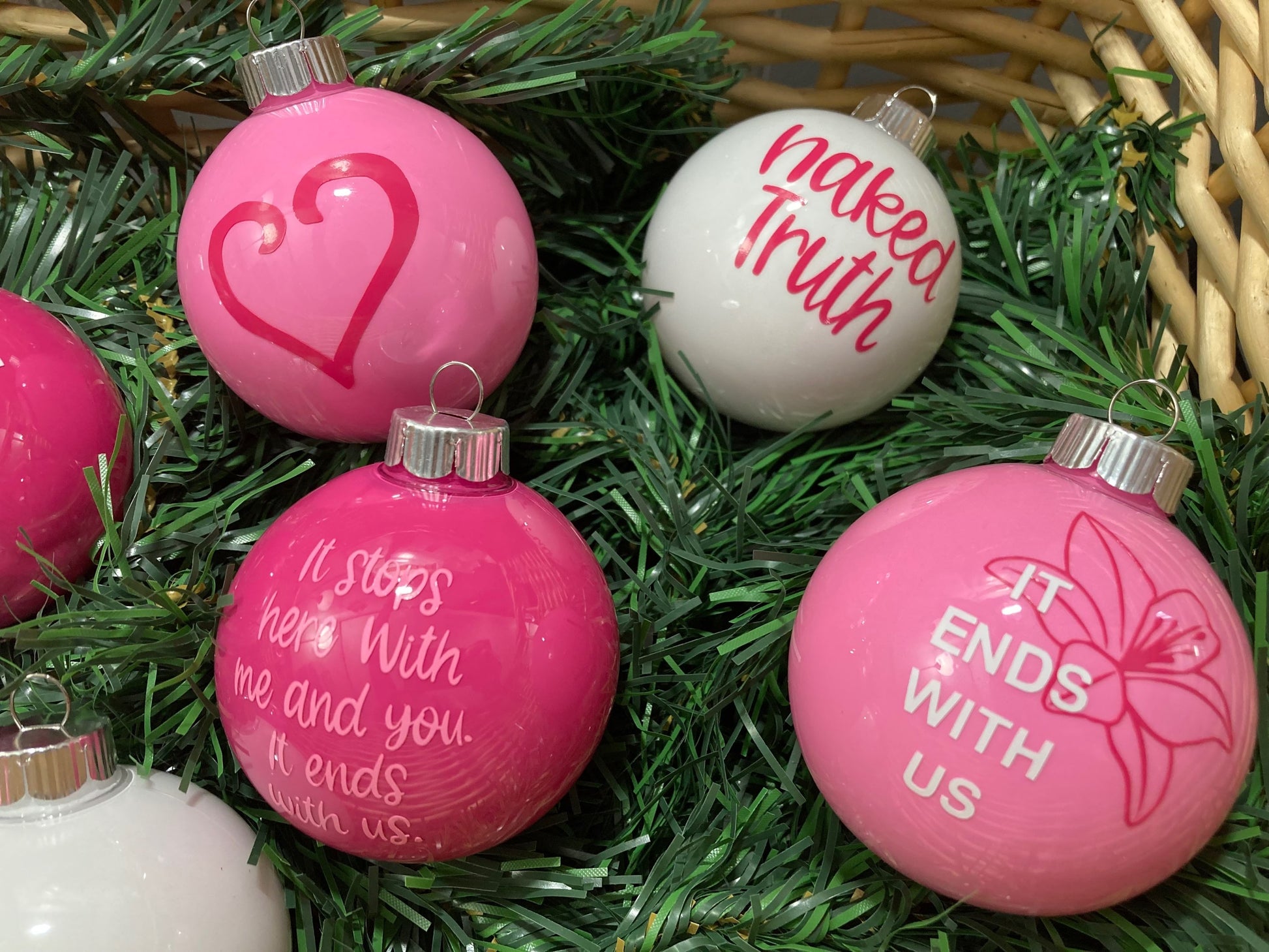 It Ends With Us Inspired Christmas Ornaments image 3