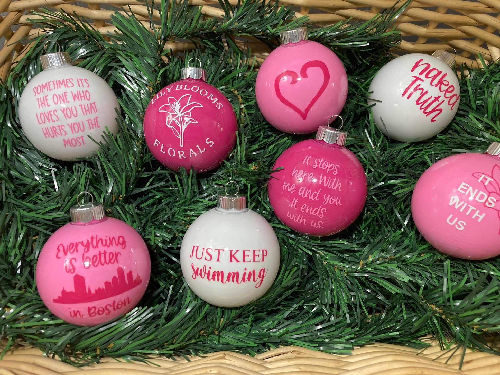 It Ends With Us Inspired Christmas Ornaments image 7