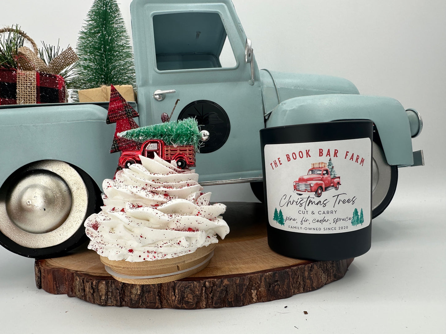 The Book Bar Christmas Tree Farm Candle image 1
