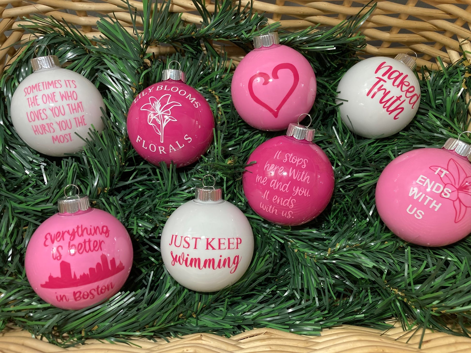 It Ends With Us Inspired Christmas Ornaments image 6