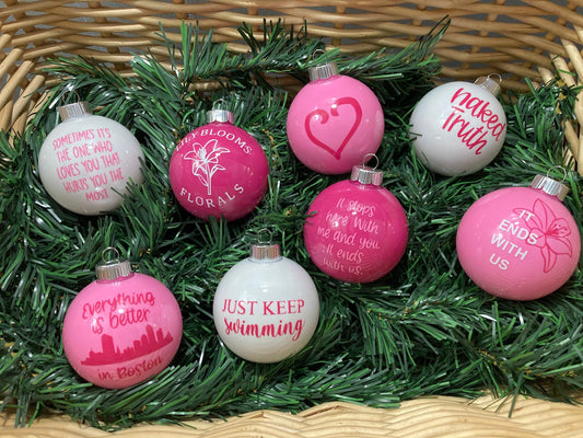 It Ends With Us Inspired Christmas Ornaments image 0