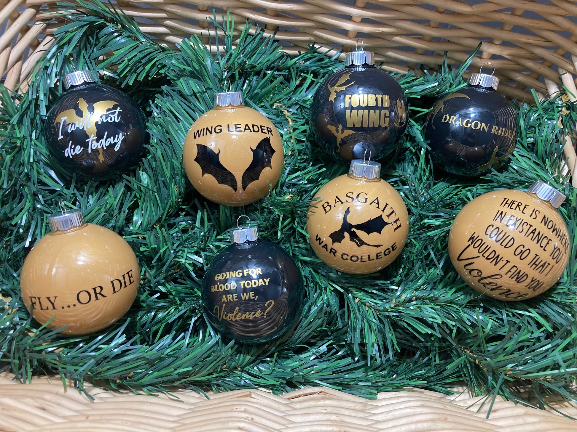 Fourth Wing Christmas Ornaments  image 7