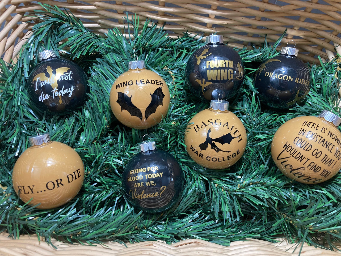 Fourth Wing Christmas Ornaments  image 8