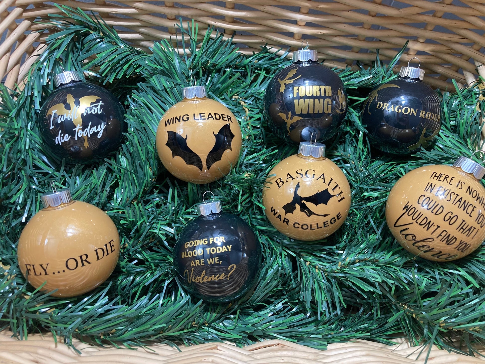 Fourth Wing Christmas Ornaments  image 8