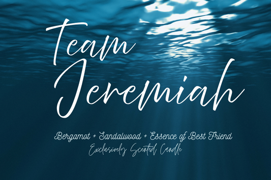 "Team Jeremiah" 10oz candle image 0