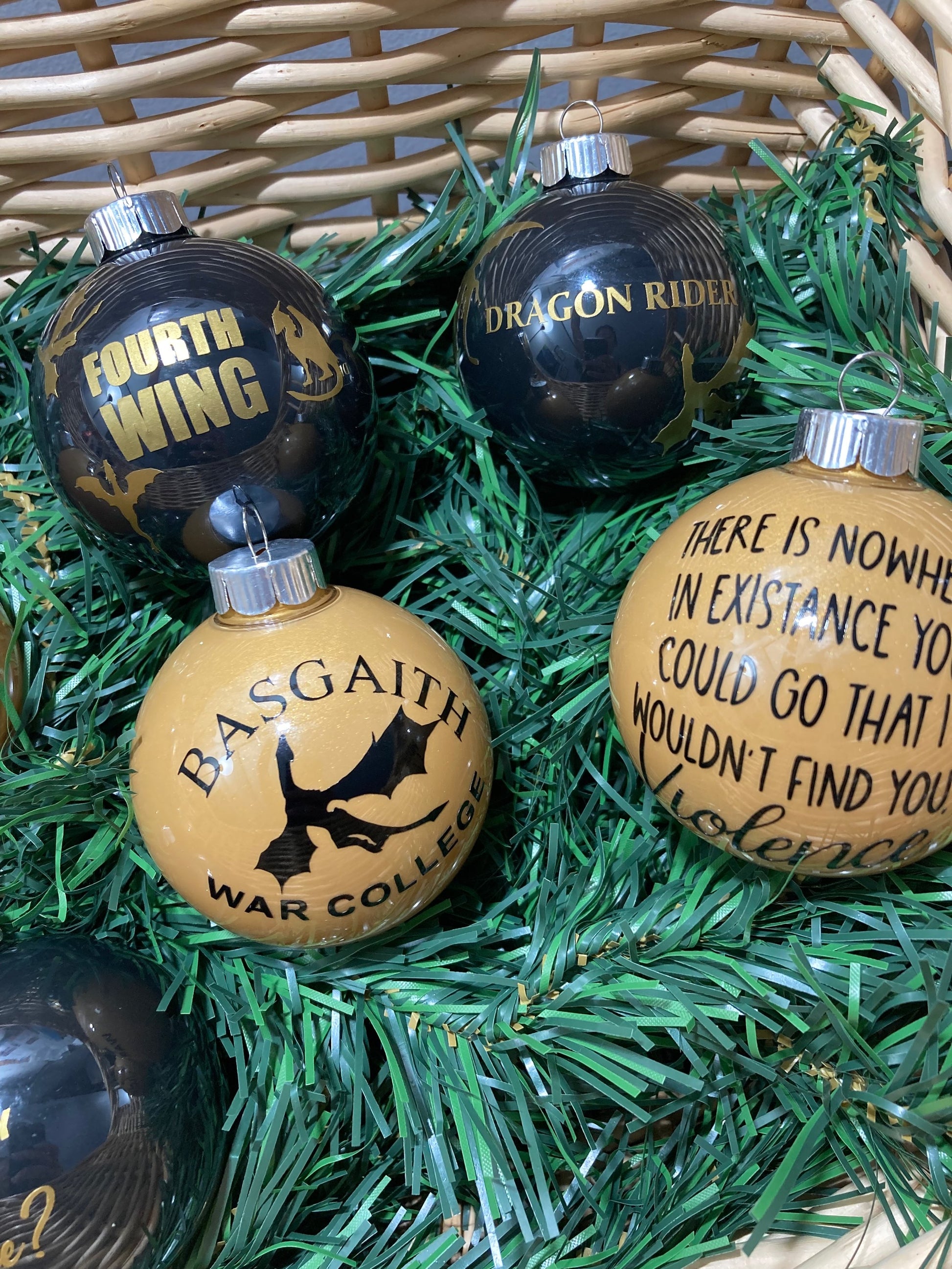 Fourth Wing Christmas Ornaments  image 2