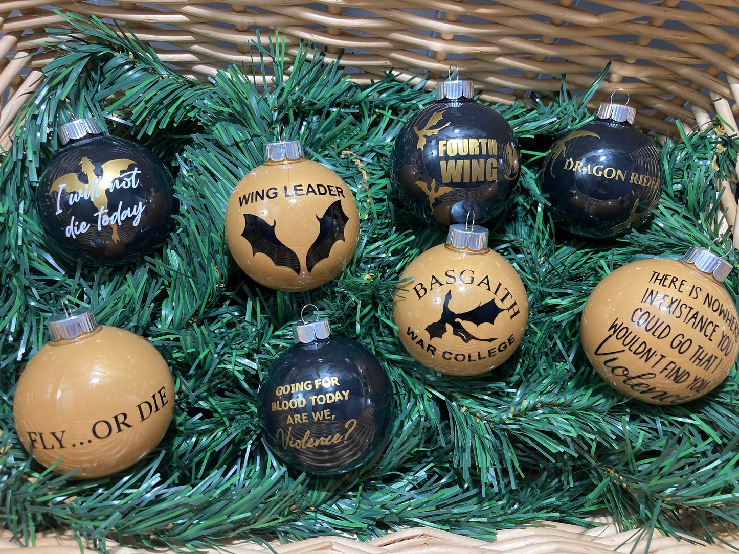 Fourth Wing Christmas Ornaments  image 9