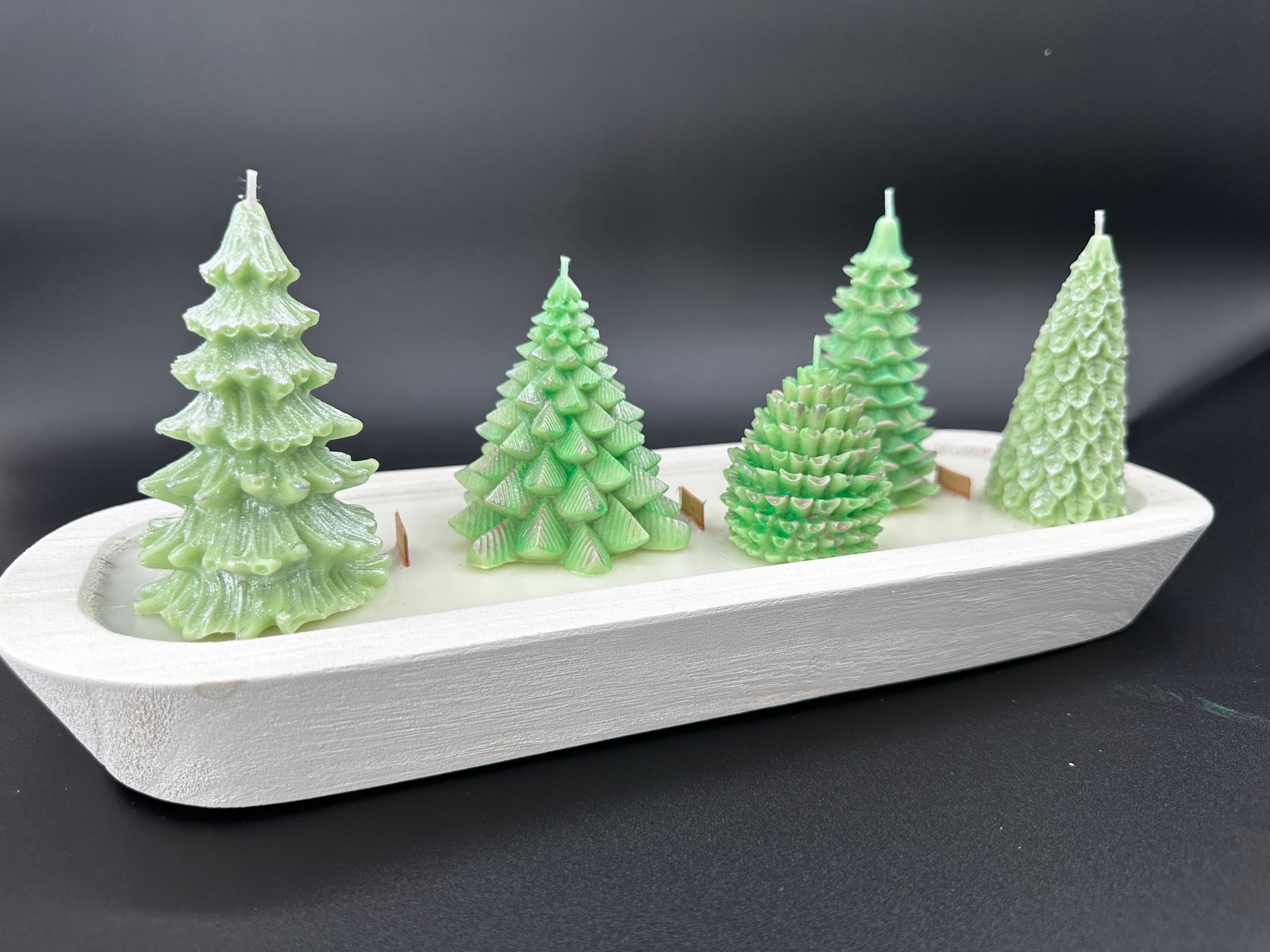 Winter Forest Centerpiece Candle image 3