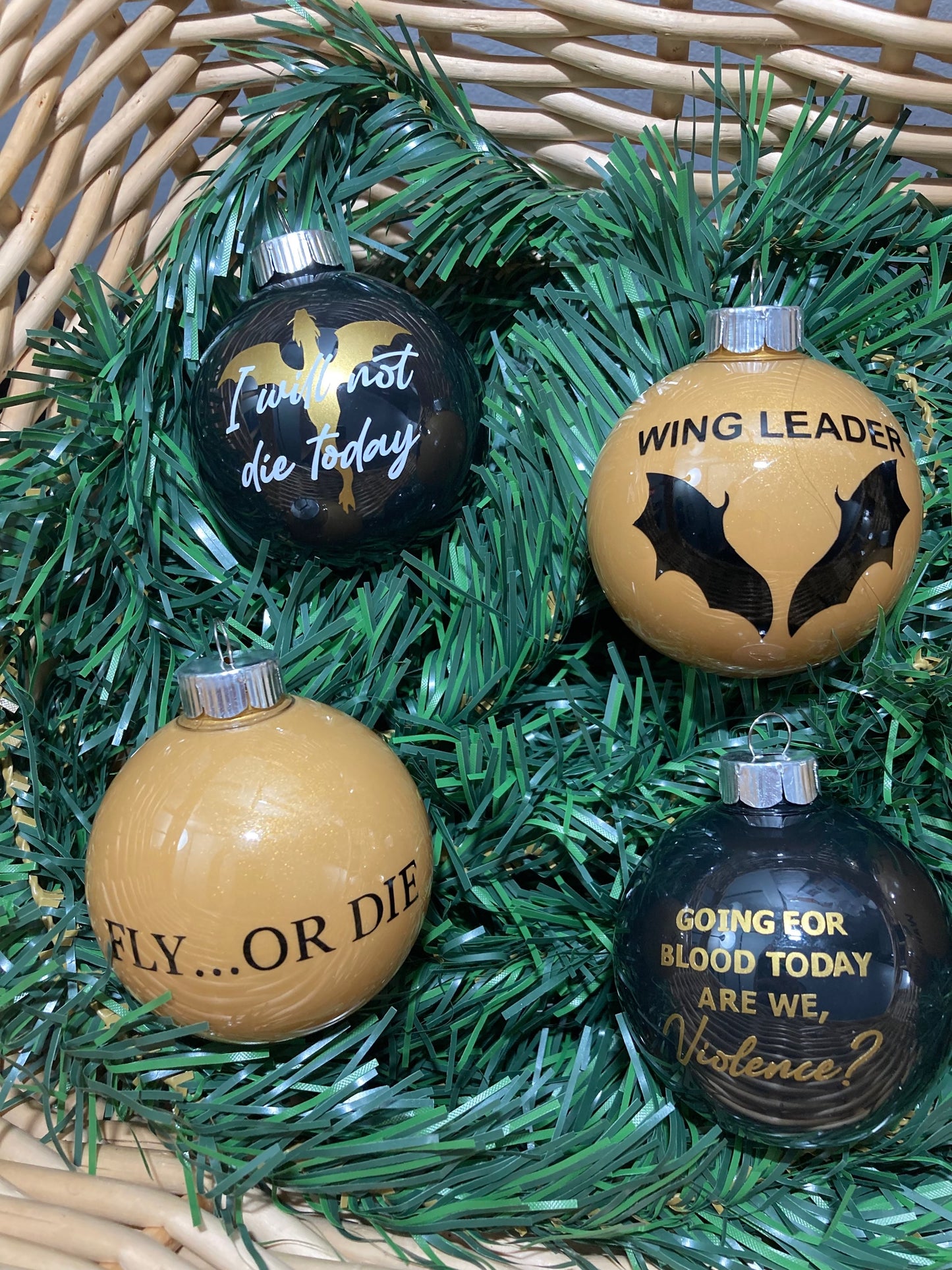 Fourth Wing Christmas Ornaments  image 3