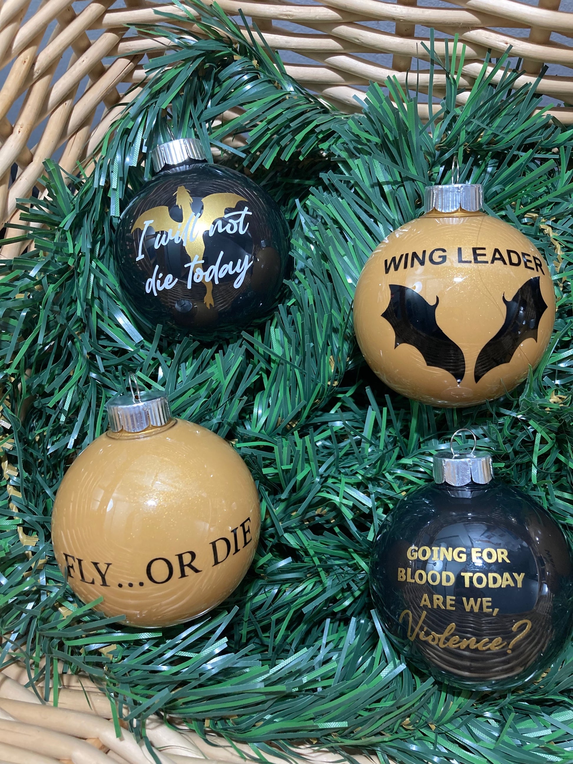 Fourth Wing Christmas Ornaments  image 3