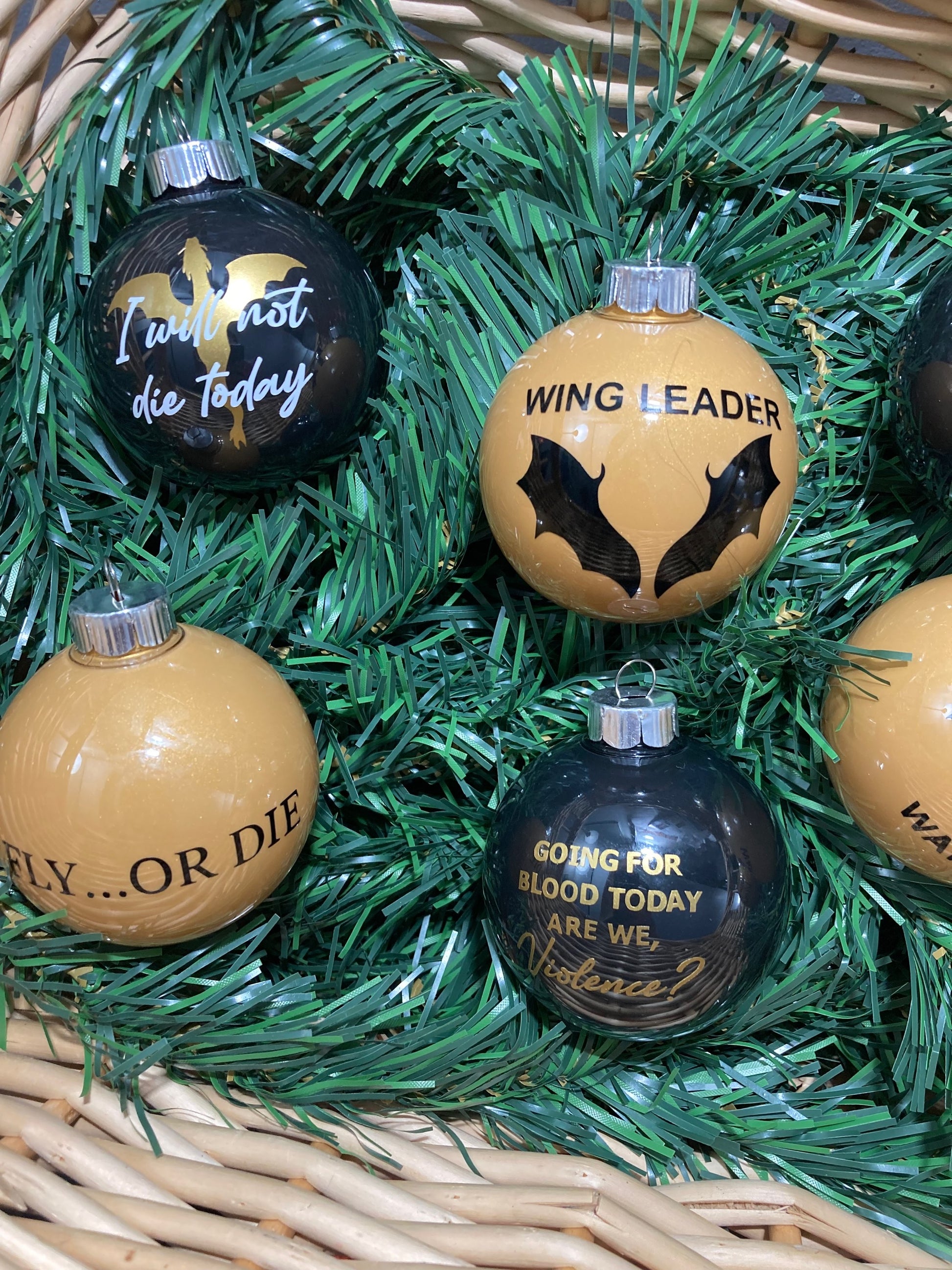Fourth Wing Christmas Ornaments  image 4